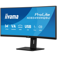 Iiyama XCB3494WQSU-B1 LED monitor curved 34 3440 x 1440 UWQHD 120 Hz VA 350 HDMI DisplayPort USB-C speakers matte black
