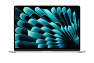 Laptop Apple MacBook Air 15", Procesor Apple M5 CPU cu 10 nuclee, GPU cu 10 nuclee, Neural Accelerators, 15.3"(2880 x 1864) IPS 500nits, ram 16GB, 512GB SSD, tastatura ROM, culoare Silver, macOS Tahoe