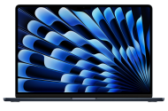Laptop Apple MacBook Air 15", Procesor Apple M5 CPU cu 10 nuclee, GPU cu 10 nuclee, 15.3"(2880 x 1864) IPS 500nits, ram 16GB, 2TB SSD, tastatura INT, culoare Midnight, macOS Sequoia