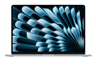 Laptop Apple MacBook Air 15", Procesor Apple M5 CPU cu 10 nuclee, GPU cu 10 nuclee, 15.3"(2880 x 1864) IPS 500nits, ram 16GB, 2TB SSD, tastatura INT, culoare Sky Blue, macOS Sequoia