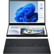 Laptop ASUS Zenbook Duo, Procesor Intel Core Ultra 7 255H up to 5.1GHz, 14" FHD (1920x1080) OLED 400niti, touch, ram 32GB LPDDR5, 1TB SSD M.2 PCIe NVMe, Intel® Arc™ Graphics, culoare gray, Windows11 Pro