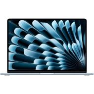 Laptop Apple MacBook Air 15", Procesor Apple M5 CPU cu 10 nuclee, GPU cu 10 nuclee, Neural Accelerators, 15.3"(2880 x 1864) IPS 500nits, ram 24GB, 1TB SSD, tastatura INT, adaptor 35W, culoare Sky Blue, macOS Tahoe