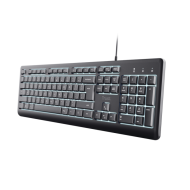 Tastatura cu fir Trust Primo gri
