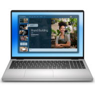Laptop Dell Pro 16 (DC16251), Procesor Intel Core 5 120U up to 5.0GHz, 16" 2K  (1920x1200) IPS anti-glare 300nits, ram 16GB (2x8GB) 5200Mhz DDR5, 512GB SSD M.2 PCIe NVMe, Intel Graphics, culoare Silver, Windows11 Pro