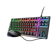 Kit Trust GXT 798T 2-IN-1, negru