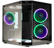 Carcasa Spacer Aquarium, mATX, ARGB fan
