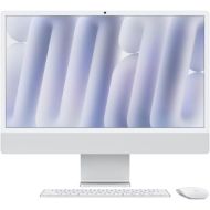 PC all in one Apple iMac 24 inch, Procesor Apple M4 CPU cu 8 nuclee, GPU cu 8 nuclee, Neural Engine 16 nuclee, 23.5" 4.5K (4480x2520) Retina 500niti, ram 24GB, 1TB SSD, tastatura INT, culoare silver, macOS Sequoia