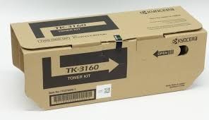Toner original Kyocera TK-3160, culoare black pentru Kyocera ECOSYS M3145dn, M3645dn, M3655idn, M3660idn, ECOSYS P3045dn, P3050dn, P3055dn, P3060dn, capacitate 12500 de pagini