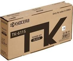 Toner  original Kyocera TK-6115, culoare black pentru Kyocera  ECOSYS M4125idn, M4132idn, capacitate 15000 de pagini
