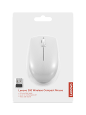 Lenovo 300 Wireless Compact Mouse Grey