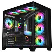 Carcasa 1STPLAYER Gaming MV8 TP BLACK