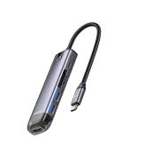 Mcdodo Multihub 5 in 1 Type-C gri