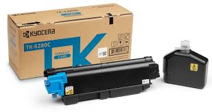 Toner original Kyocera TK-5280C culoare cyan pentru Kyocera ECOSYS P6235cdn, ECOSYS M6235cidn/M6635cidn, capacitate 11000 pagini