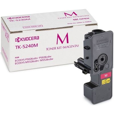 Toner original Kyocera TK-5240M,  culoare magenta pentru Kyocera M5526cdn/cdw, P5026cdn/cdw, capacitate 3000 de pagini