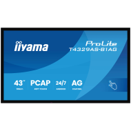 Iiyama T4329AS-B1AG, INTERACTIVE FLAT panel, 108 cm (42.5"), LED, 3840 x 2160  WI-FI, 24/7
