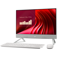 Dell 24 AIO,23.8" FHD(1920x1080)Infinity Touch,Intel Core 7 150U(12MB cache,10Cores,up to 5.4GHz),16GB(1x16)5200MT/s,1TB(M.2)PCIe NVMe SSD,Integrated Graphics,Wi-Fi 6E(2x2)+BT,Dell Pro Keyboard and Mouse-KM5221W,White,Win11Pro,3Yr NBD