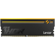 Lexar THOR 2.0 16GB DDR5 6000 CL36 1.3V Memory with heatsink and RGB lighting, Black Color, Single pack