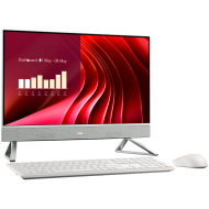 Dell 24 AIO,23.8" FHD(1920x1080)Infinity NO-Touch,Intel Core i5-1334U(12MB cache,10Cores,up to 4.6GHz),16GB(1x16)5200MT/s,1TB(M.2)PCIe NVMe SSD,Integrated Graphics,Wi-Fi 6E(2x2)+BT,Dell Pro Keyboard and Mouse-KM5221W,White,Win11Pro,3Yr NBD