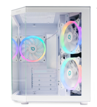 Carcasa Spacer Aquarium, mATX, ARGB, WH