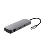 Adaptor Trust Dalyx 8 in 1, gri