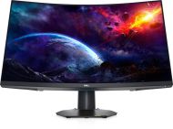 Monitor LED curbat Dell S3222DGM, 32" QHD (2560x1440), VA, 350nits, 1ms, 165Hz, culoare negru