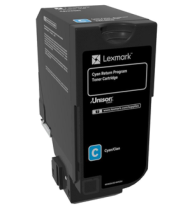 LEXMARK 74C20C0 TONER CARTRIDGE CYAN