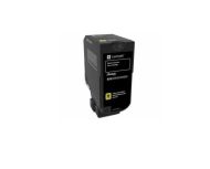 LEXMARK 74C20YE TONER CARTRIDGE YELLOW
