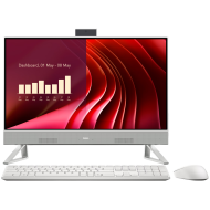 Dell 24 AIO,23.8" FHD(1920x1080)Infinity NO-Touch,Intel Core Ultra 5 322(12MB cache,6Cores,up to 4.4GHz),16GB(1x16)5600MT/s,512GB(M.2)PCIe NVMe SSD,Intel Graphics,Wi-Fi 7 BE213(2x2)+BT,Dell Pro 5 Keyboard and Mouse-KM526,Light Ash,Win11Pro,3Yr NBD