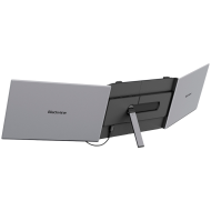 Portable monitor Blackview DCM6Pro Dual Screen 14inch 1920x1080 16:9 LCD 60Hz IPS 178 USB-C 3.1x2 Fullx1 Type-Cx1 PD3.0 FC 20V/5A 345x207x20.5mm Two screens can be lit up with just one cable connected to PC Grey Black