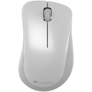 Canyon  2.4 GHz  Wireless mouse ,with 3 buttons, DPI 1200, Battery:AAA*2pcs  ,pearl white grey67*109*38mm 0.063kg
