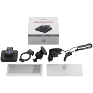 Prestigio RoadRunner 185, 2.0'' IPS (320x240) display, FHD 1920x1080@30fps, HD 1280x720@30fps, Jieli AC5601, 2 MP CMOS GC2053 image sensor, 2 MP camera, 140° Viewing Angle, Micro USB, 180 mAh, Night Vision, Motion Detection, G-sensor, Cyclic Recording, co