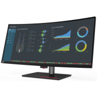 Monitor LED Lenovo ThinkVision P40w-20, 39.7" IPS (5120 x 2160), 300niti, 4ms, 75Hz, culoare Raven-Black