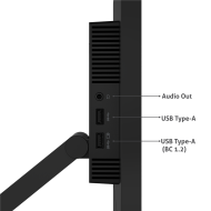 Monitor LED touchscreen Lenovo ThinkVision T24t-20, 23.8", IPS (1920 x 1080), 300nits, 4ms, 60Hz, culoare Raven-Black
